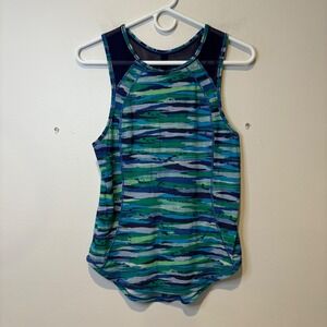 Lululemon Sculpt Tank Seven Wonders‎ Multi/Hero Blue SPF Size 8 Athleisure